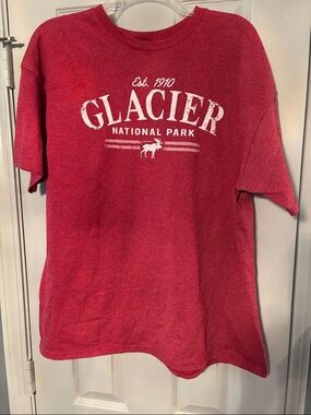 Delta Pro Weight Red Crewneck Tee